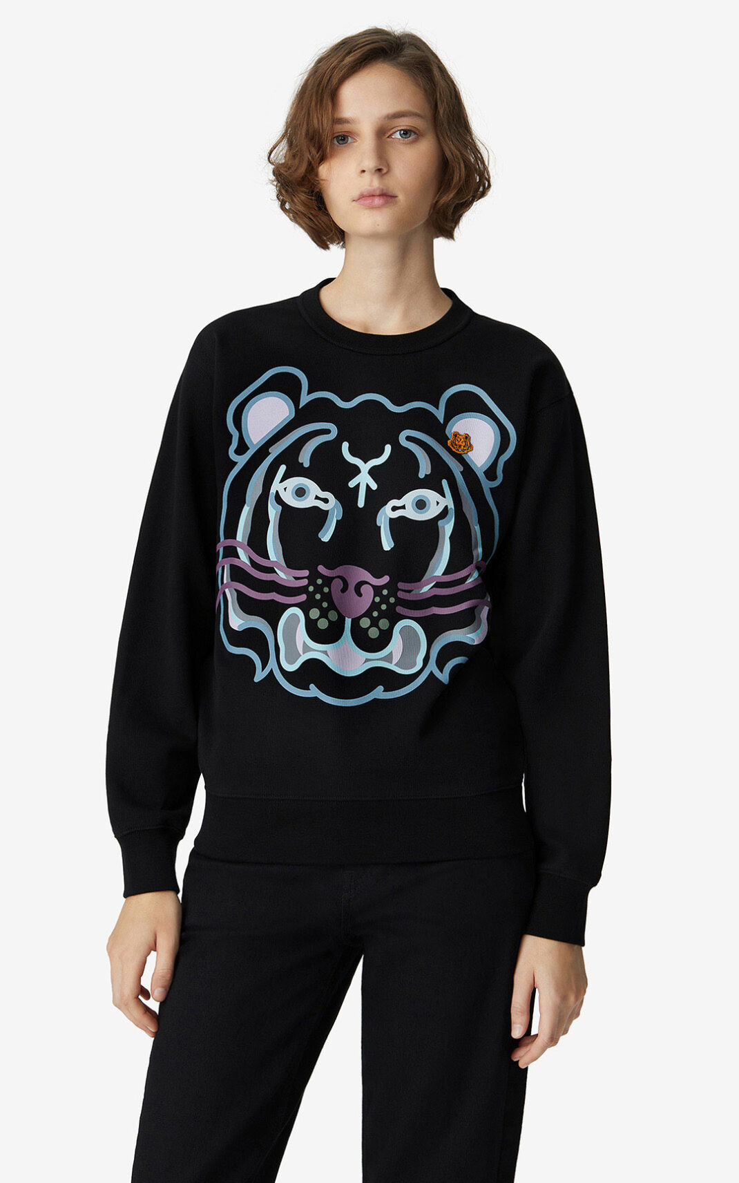 Sweat Kenzo Femme K Tiger Noir HALTS-5946